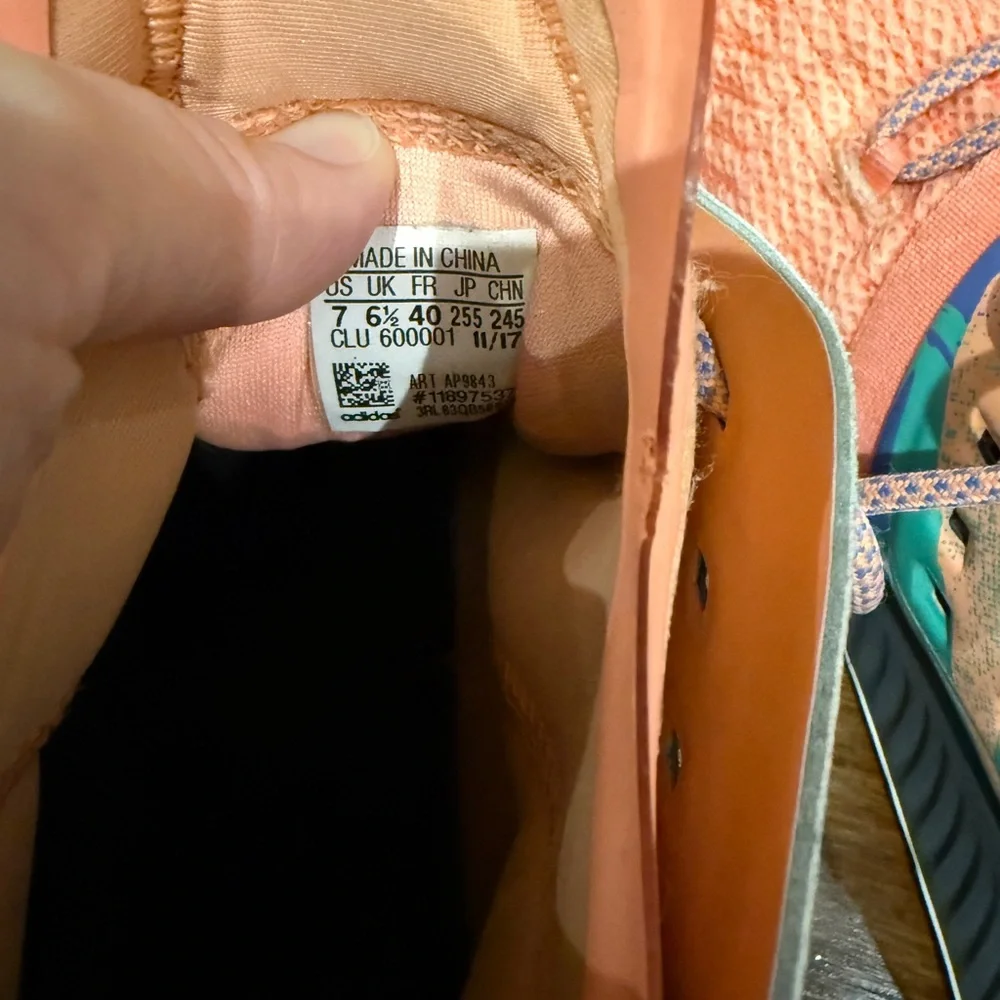 Adidas Harden Vol 2California Dreamin Basketball Shoes Orange Multicolor Size 7 - Picture 9 of 9